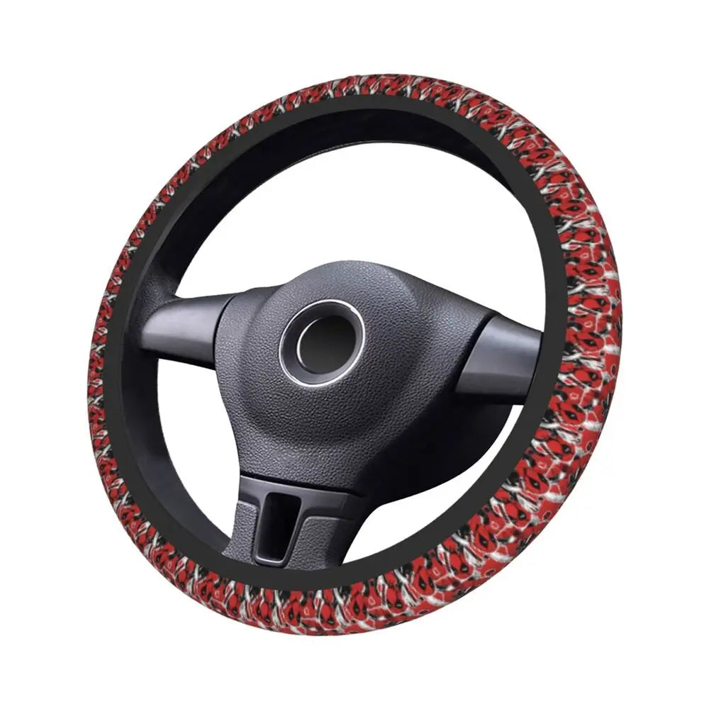 Deadpool Manga Steering Wheel Cover 🖤
