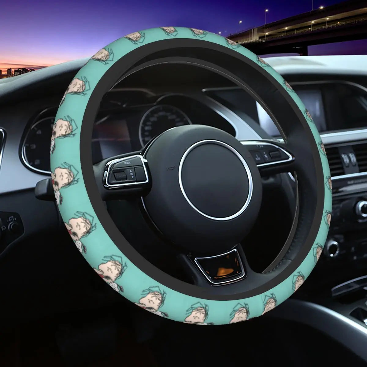 Snoopy Steering Wheel Cover 🐶