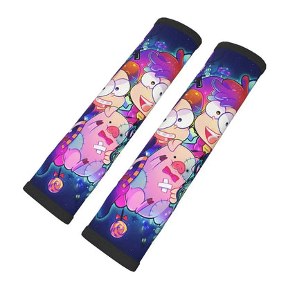 Custom Gravity Falls Anime Car Seat Belt Pads