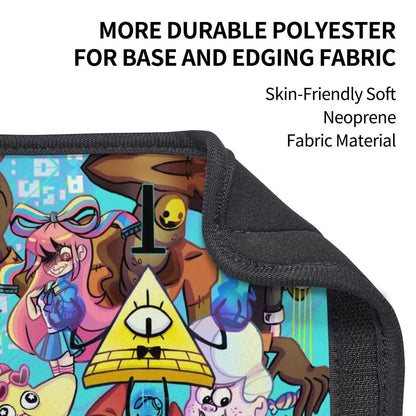 Custom Gravity Falls Anime Car Seat Belt Pads