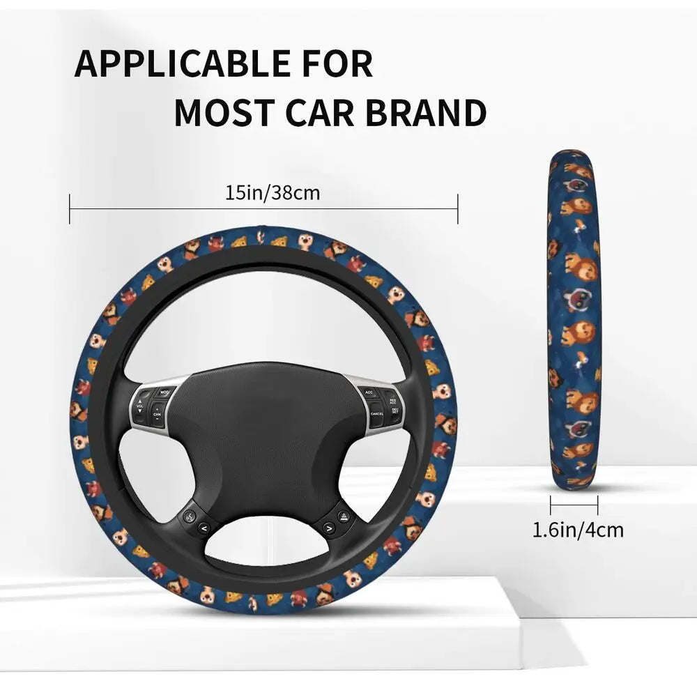 Simba & Nala Steering Wheel Cover