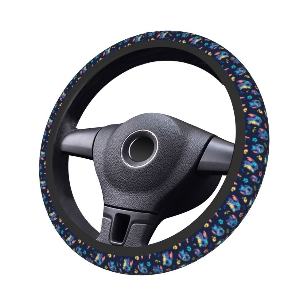 Stitch Cartoon Steering Wheel Cover 💙