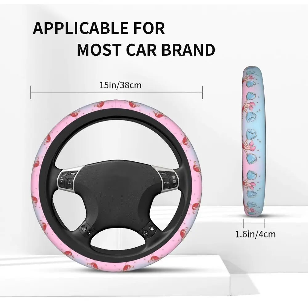Kawaii Piglet Steering Wheel Cover 🐷