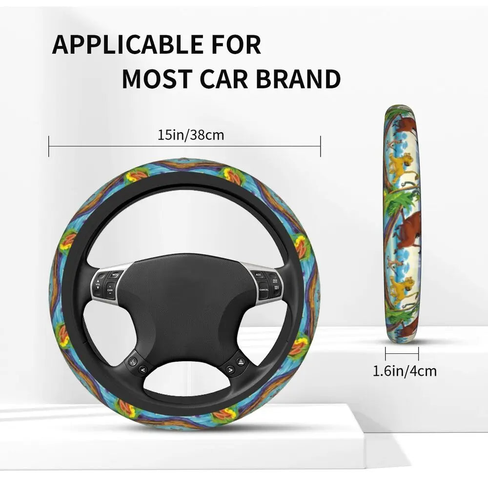 Simba & Nala Steering Wheel Cover