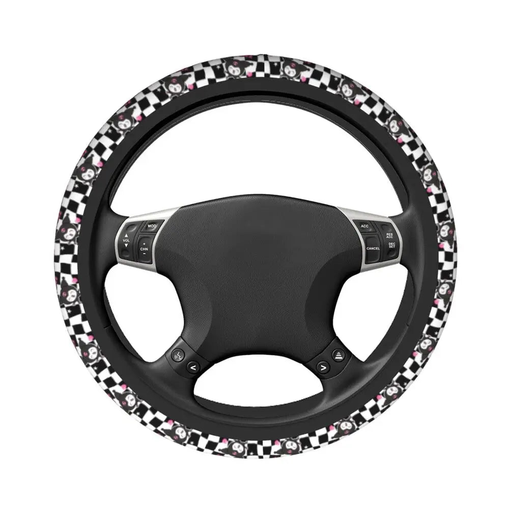 Kuromi Steering Wheel Cover 🖤