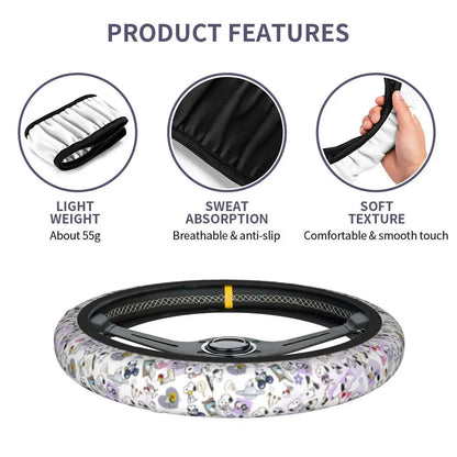 Snoopy Steering Wheel Cover 🐶