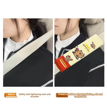 Capybara Seat Belt Protector 🦫