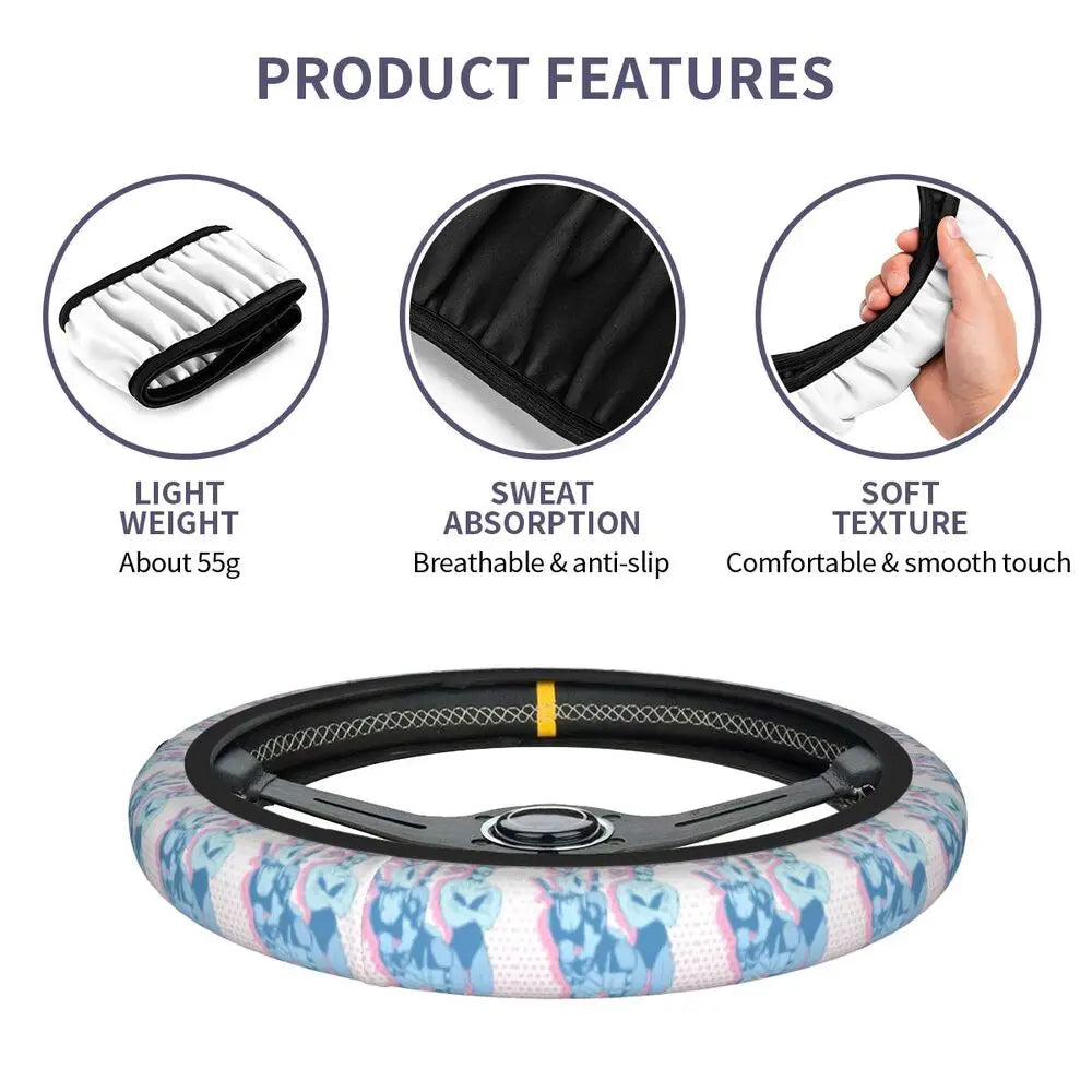 Deadpool Manga Steering Wheel Cover 🖤