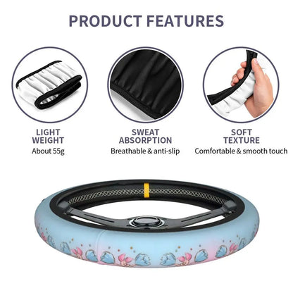 Kawaii Piglet Steering Wheel Cover 🐷