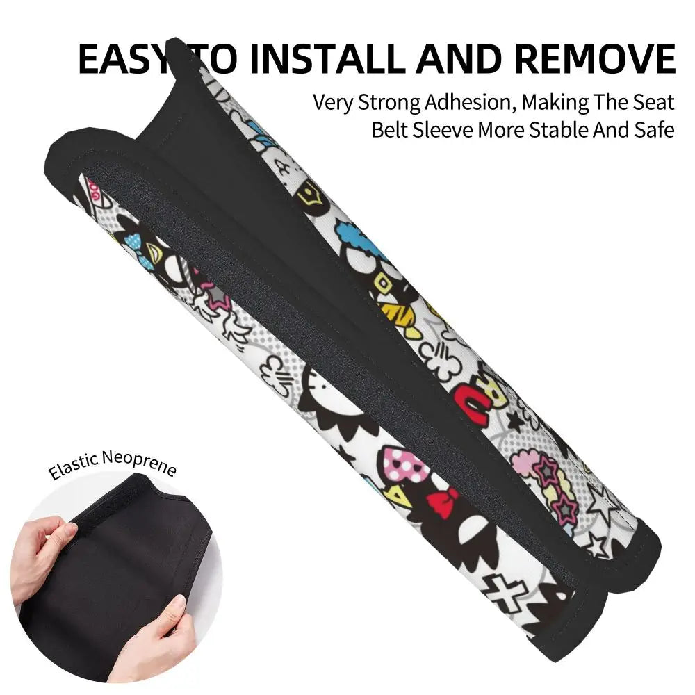 BADBADTZ-MARU Car Seat Belt Pads (2 Pack)