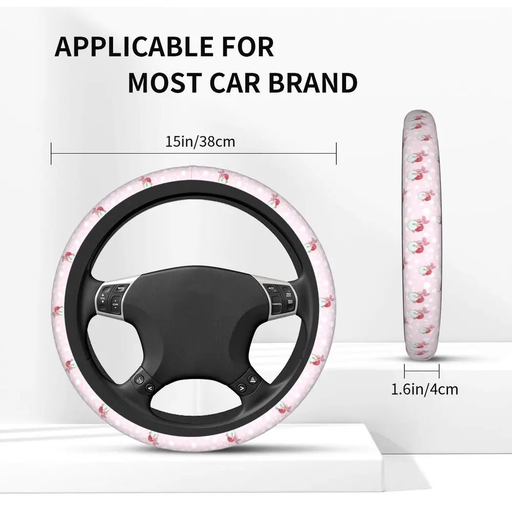 Kawaii Piglet Steering Wheel Cover 🐷