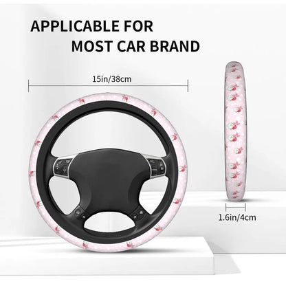 Kawaii Piglet Steering Wheel Cover 🐷