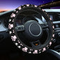 Galaxy Paw Prints Steering Wheel Cover