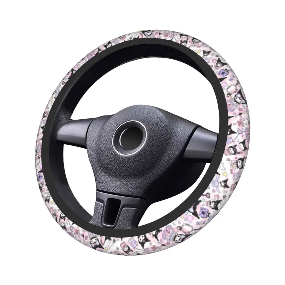 Kuromi Steering Wheel Cover 🖤