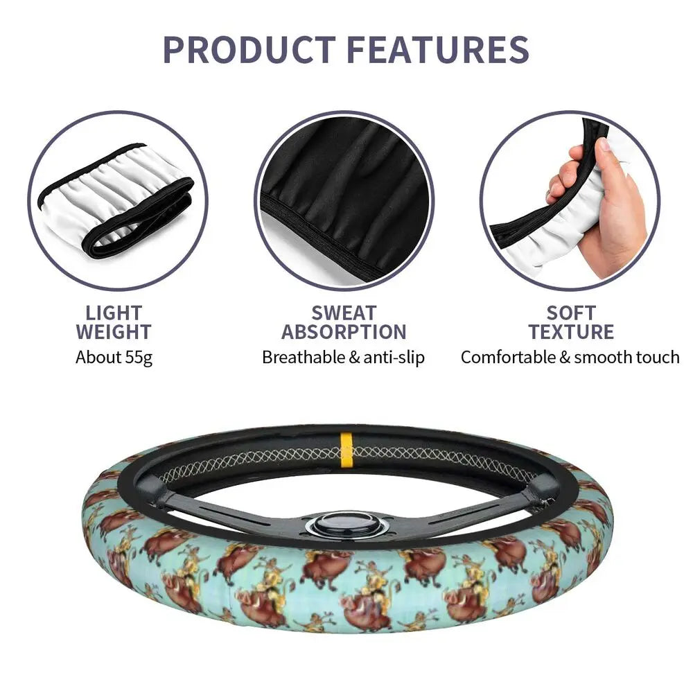 Simba & Nala Steering Wheel Cover