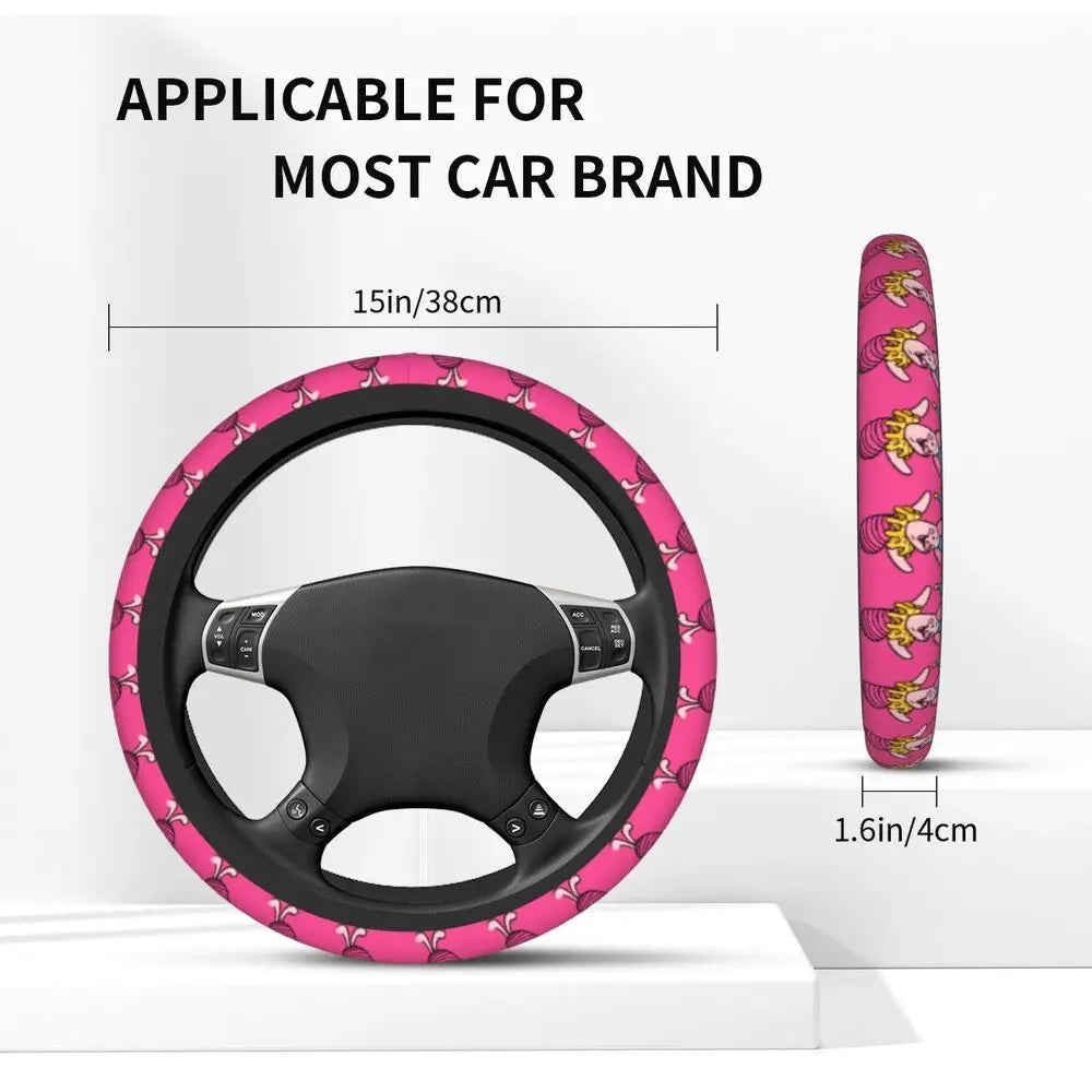 Kawaii Piglet Steering Wheel Cover 🐷