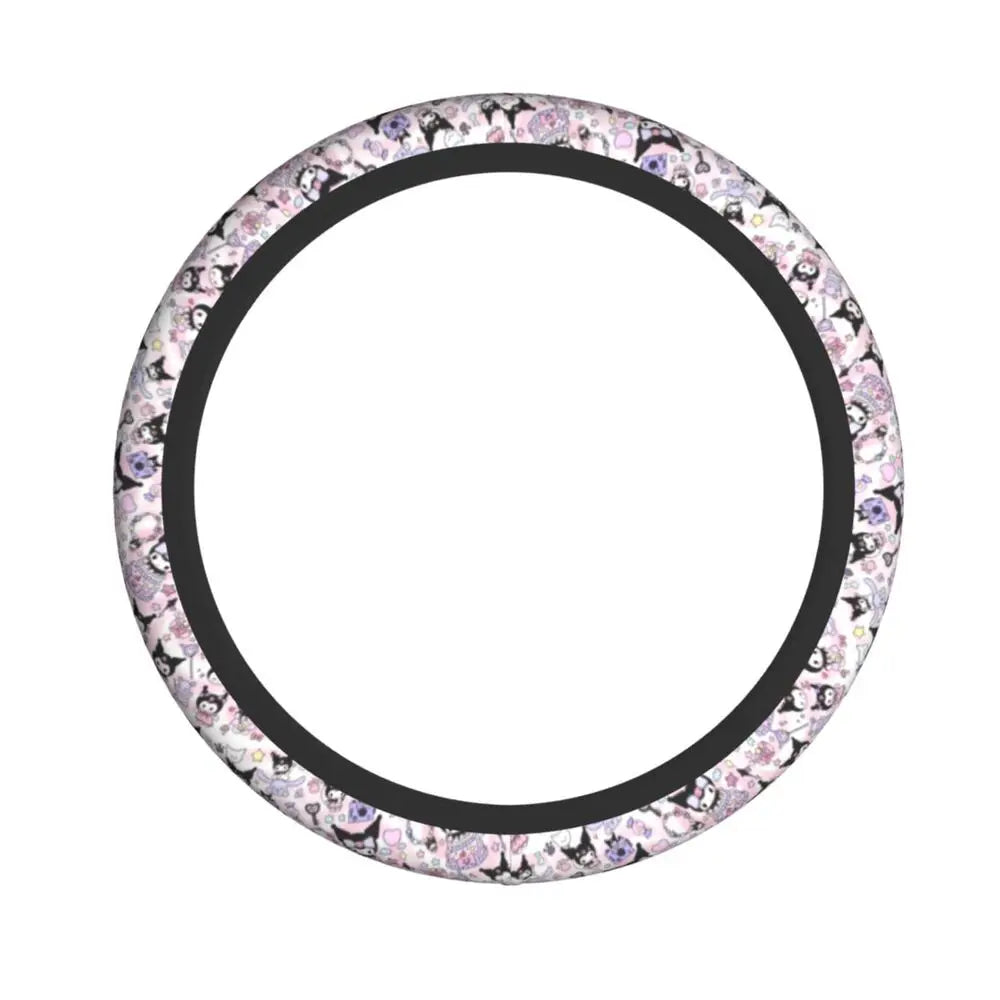Kuromi Steering Wheel Cover 🖤