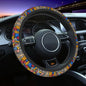 38cm Piet Mondrian Minimalist De Stijl Steering Wheel Cover