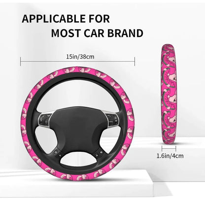 Kawaii Piglet Steering Wheel Cover 🐷