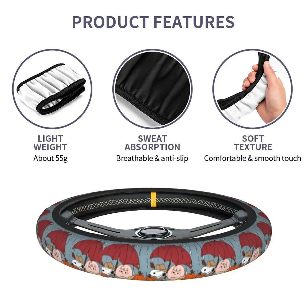 Snoopy Steering Wheel Cover 🐶