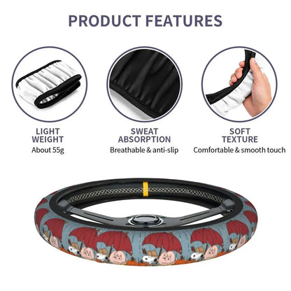 Snoopy Steering Wheel Cover 🐶