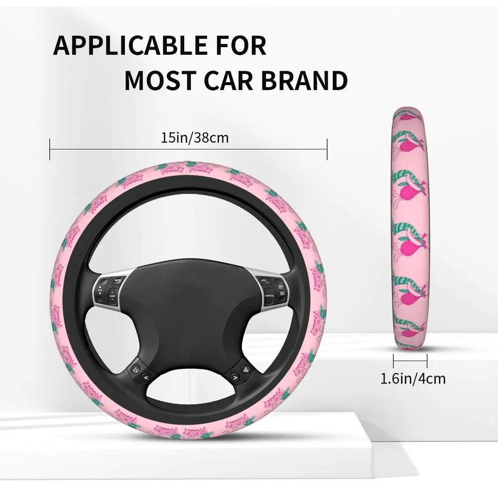 Kawaii Piglet Steering Wheel Cover 🐷