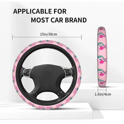 Kawaii Piglet Steering Wheel Cover 🐷
