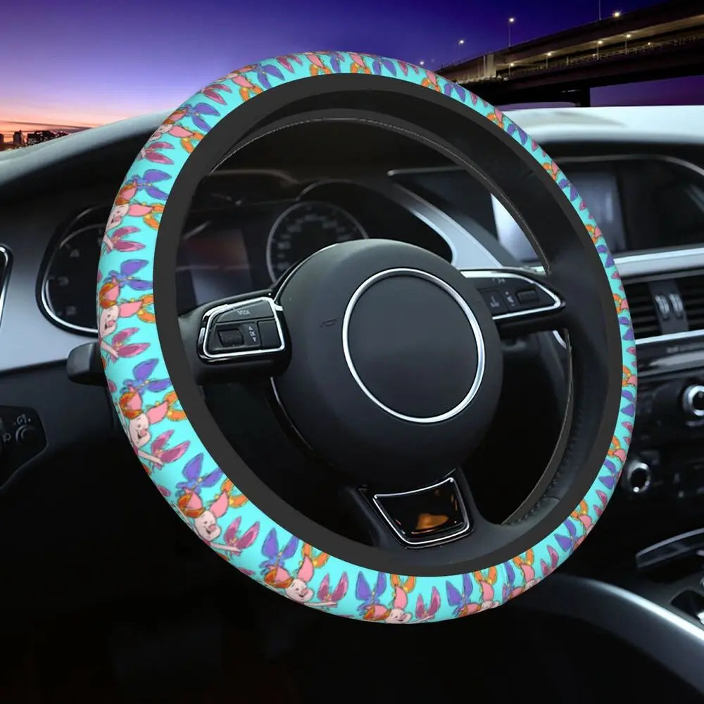 Kawaii Piglet Steering Wheel Cover 🐷