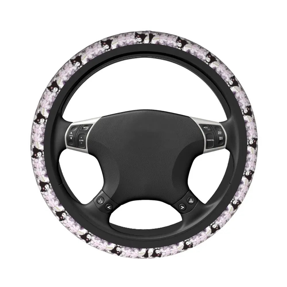 Kuromi Steering Wheel Cover 🖤