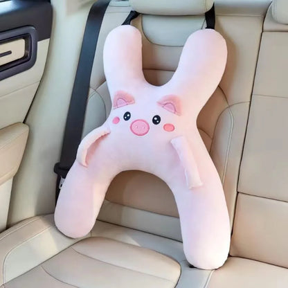 Cartoon Car Headrest Pillow 💤