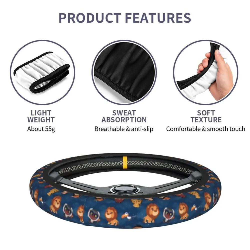 Simba & Nala Steering Wheel Cover