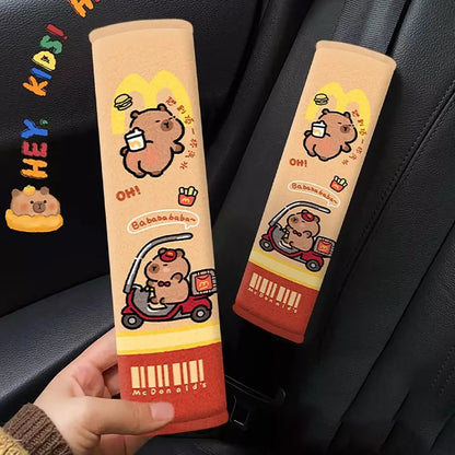 Capybara Seat Belt Protector 🦫