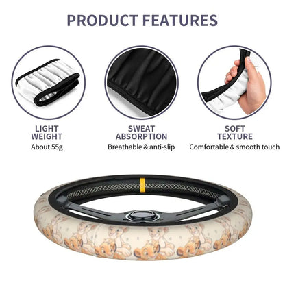 Simba & Nala Steering Wheel Cover