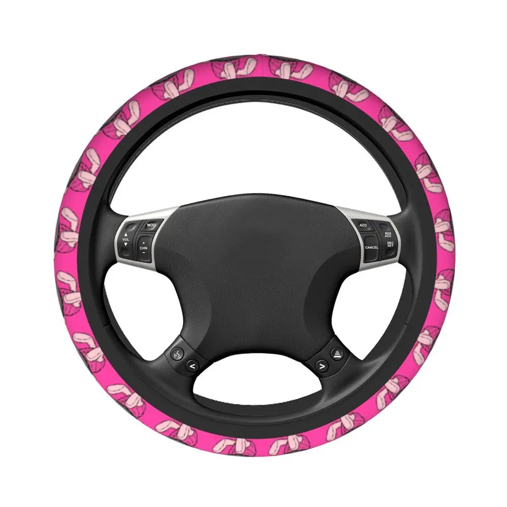 Kawaii Piglet Steering Wheel Cover 🐷
