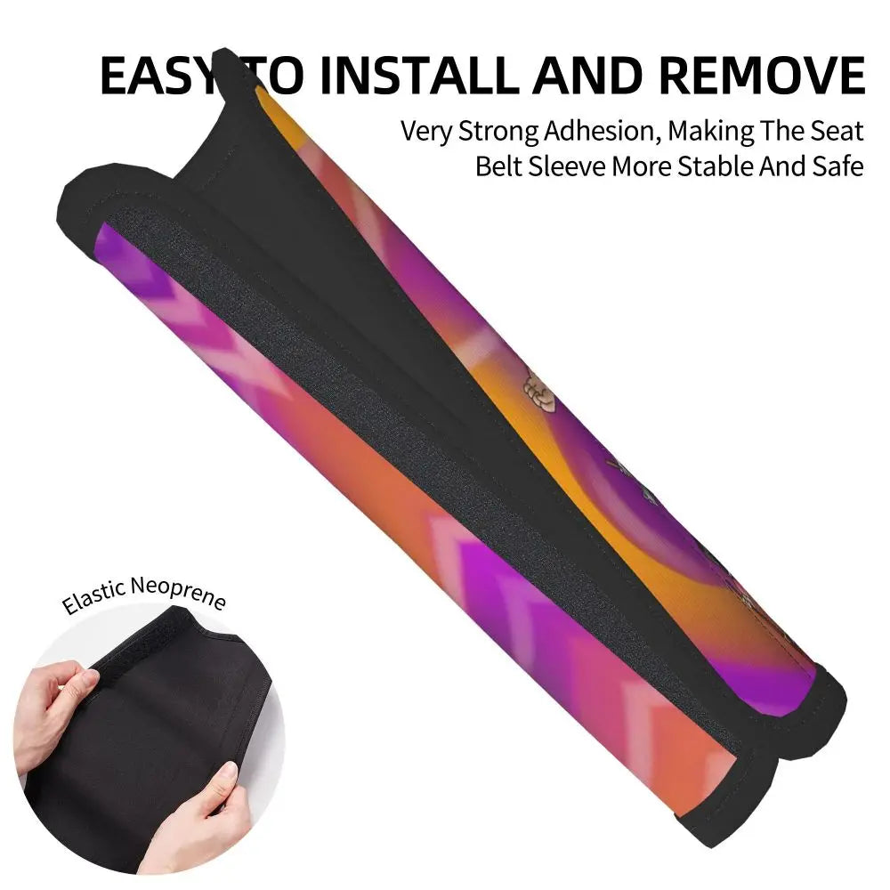 Custom Gravity Falls Anime Car Seat Belt Pads