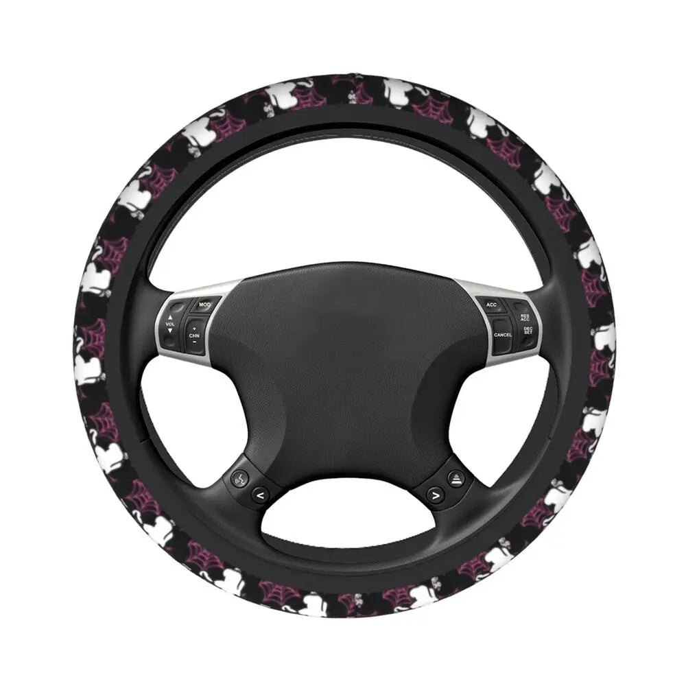 Kuromi Steering Wheel Cover 🖤