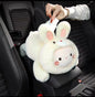 Cartoon Plush Car Tissue Box