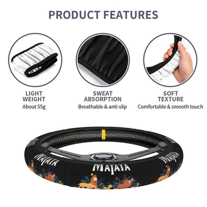 Simba & Nala Steering Wheel Cover