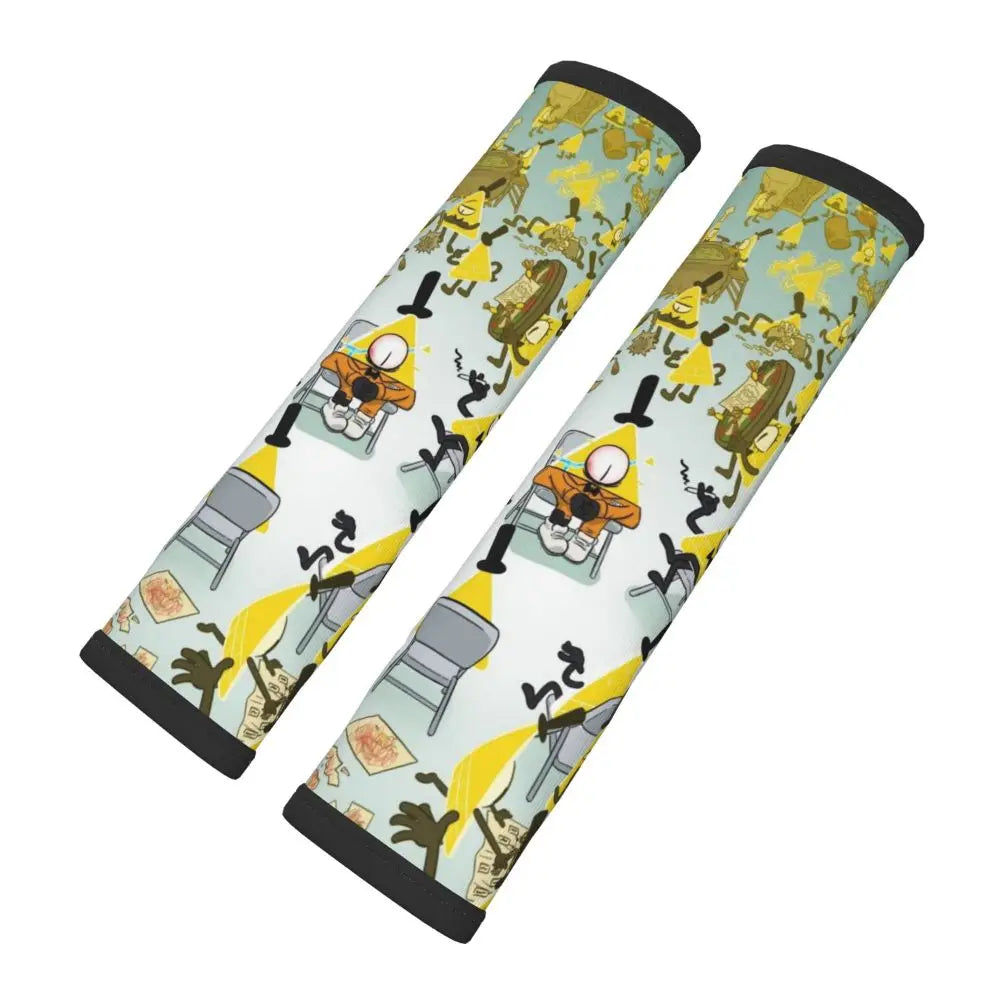 Custom Gravity Falls Anime Car Seat Belt Pads