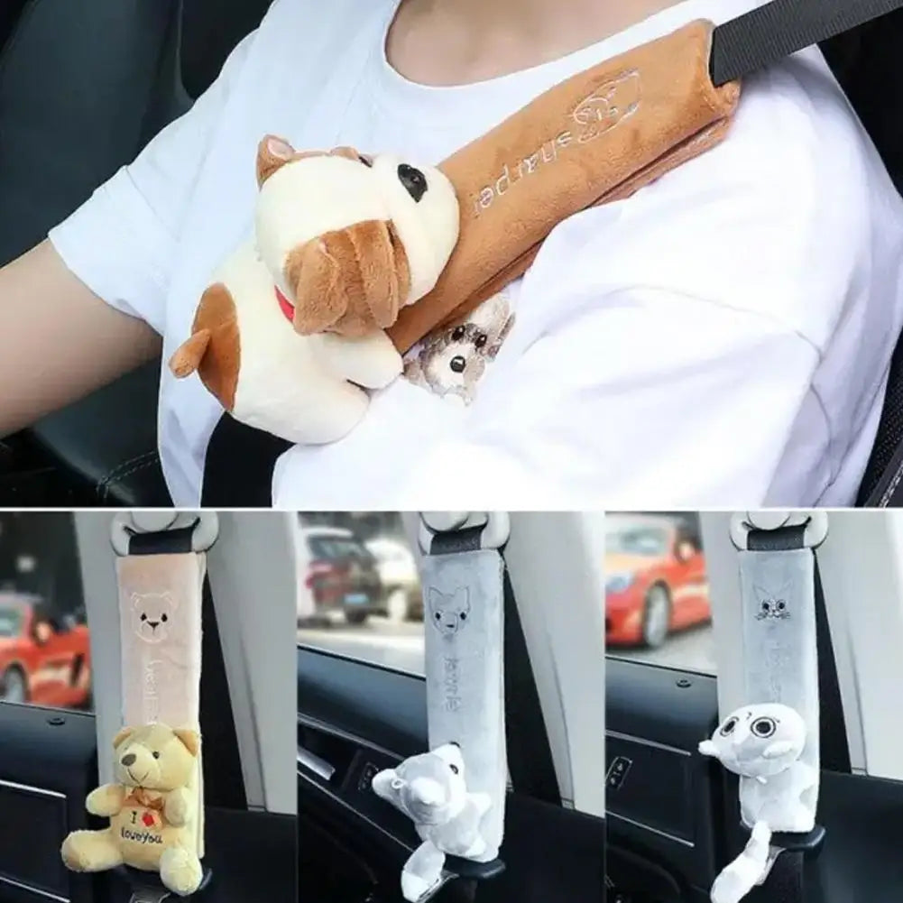 Animal Cartoon Seat Belt Cover 🐾