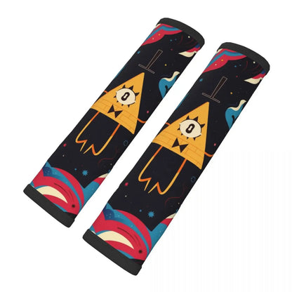 Custom Gravity Falls Anime Car Seat Belt Pads