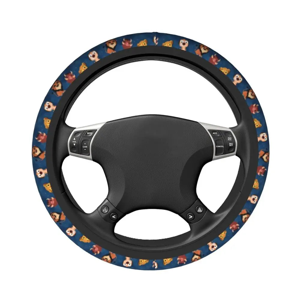 Simba & Nala Steering Wheel Cover