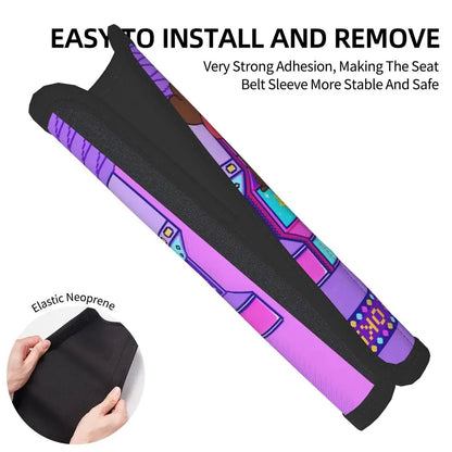 Custom Gravity Falls Anime Car Seat Belt Pads