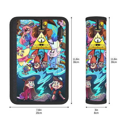 Gravity Falls Seat Belt Pads (2 Pack)