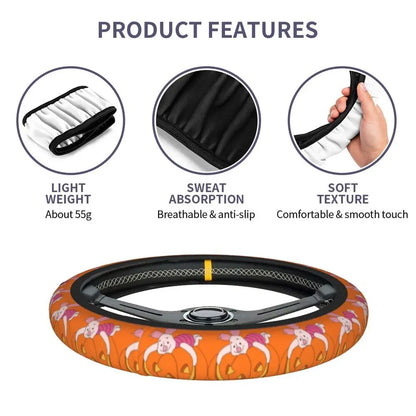 Kawaii Piglet Steering Wheel Cover 🐷