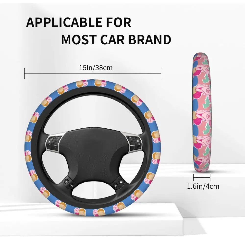 Kawaii Piglet Steering Wheel Cover 🐷