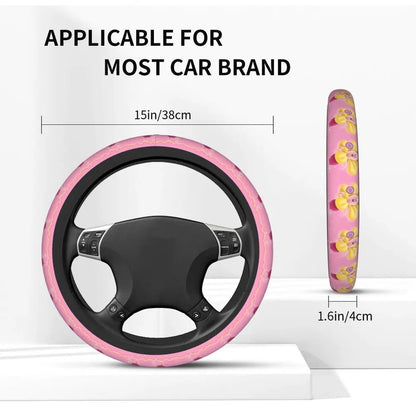 Kawaii Piglet Steering Wheel Cover 🐷
