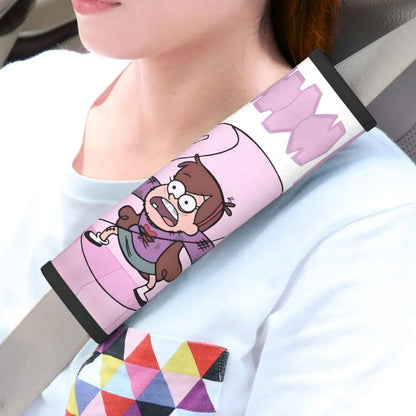 Custom Gravity Falls Anime Car Seat Belt Pads