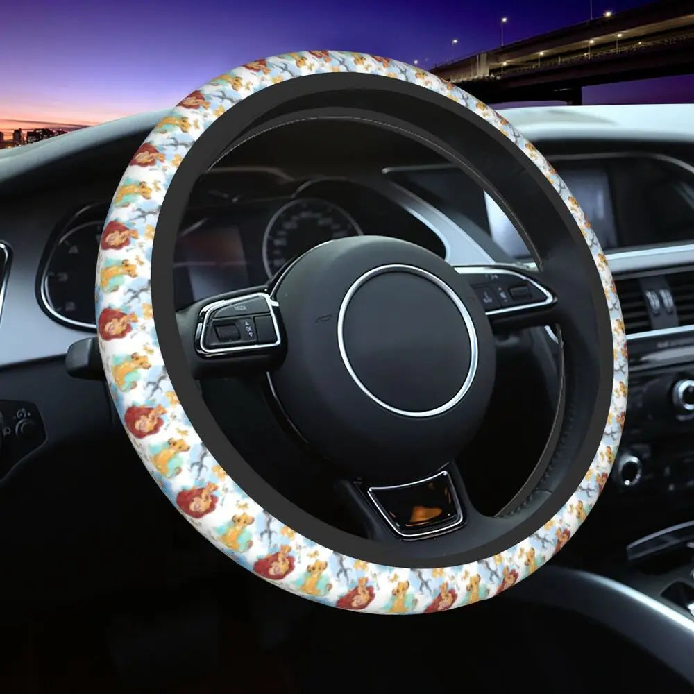 Simba & Nala Steering Wheel Cover