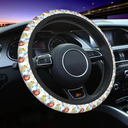Simba & Nala Steering Wheel Cover